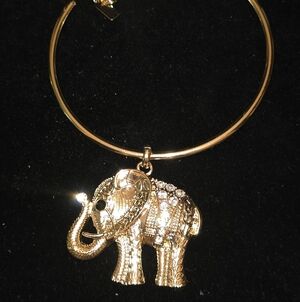 Elegant Gold Elephant Bracelet